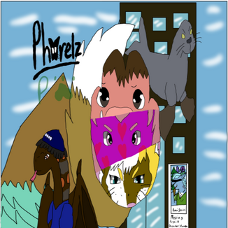 Phurelz webcomic cover photo for a graphic novel by baron jamaa